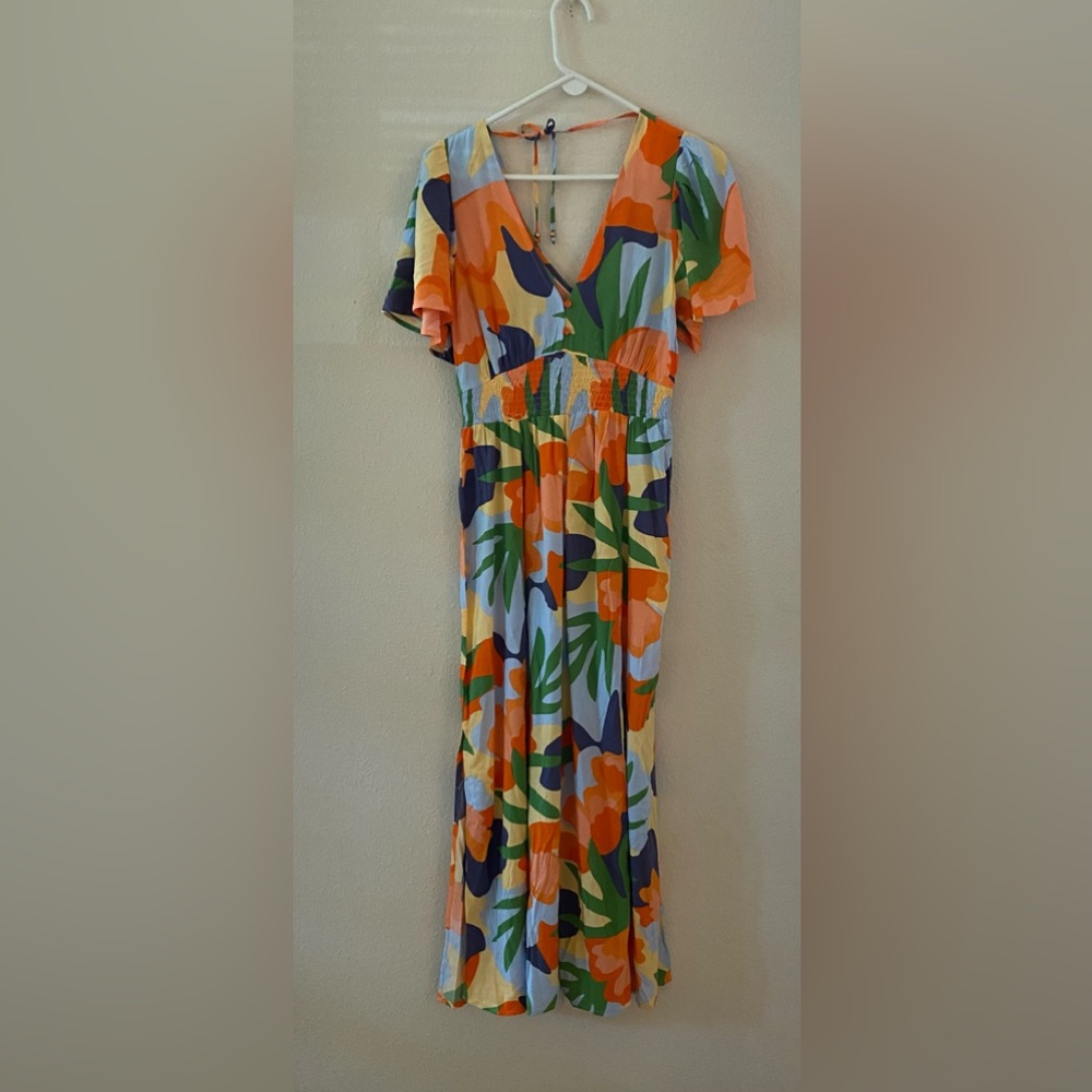 Colorful Floral Maxi Dress